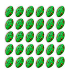 Ram Rugby Gripper 2.0 Pro Trainer Ball Bundle with 30 neon yellow, orange, green rugby balls and two breathable bags for training