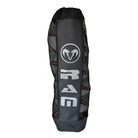 Ram Rugby breathable ball bag tube in black with mesh ventilation panels, drainage holes, and adjustable shoulder straps