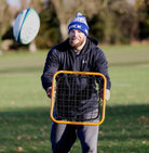 Crazy Catch Freestyle rebound net with dual-layer mesh and handheld frame for hand-eye coordination and catching training.