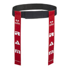 Ram Rugby Tag Rugby Set with 10 black small belts and 20 red PVC tags, designed for training and evasion drills
