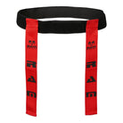 Ram Rugby Tag Rugby Set with 10 small black belts and 20 durable woven red and blue tags for secure, comfortable play