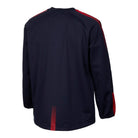 Ram Rugby Edge water-resistant training top in navy with 3PLY bonded softshell fabric and standard fit, ideal for contact training