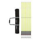 Ram Rugby 10-pack two piece training poles set with flexible rubber bases and removable spikes for versatile sports drills